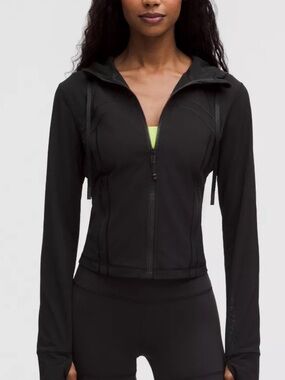 Lululemon Hooded Black Define Jacket Size: 0